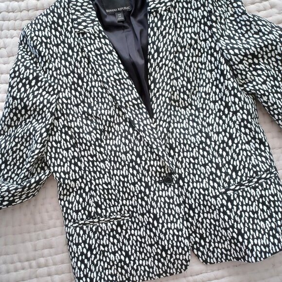 Banana Rep Women's jacket - black & white - Picture 6 of 8